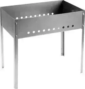 Мангал GRINDA barbecue 427783, усиленный, толщина 1,5мм, 700х300х700мм