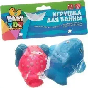Игровой набор BONDIBON для купания, краб, 2 шт. (ВВ1387)
