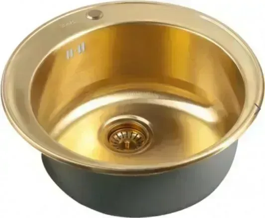 Мойка кухонная ZorG SZR-510/205 Bronze PVD
