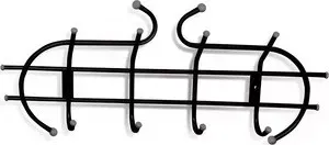 Вешалка Sheffilton Уют 1/4 черный/серый , (3 штуки)