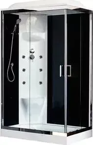 Душевая кабина Royal Bath НР 120x80x217 прозрачная , левая (RB8120HP7-BT-CH-L)