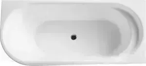 Акриловая ванна BELBANGO 150x78 правая слив-перелив хром (BB410-1500-780-R)