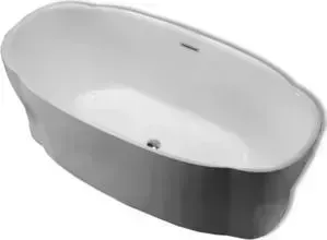 Акриловая ванна BELBANGO 170x85 слив-перелив хром (BB403-1700-850)