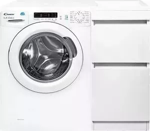 Стиральная машина CANDY с тумбой и раковиной CS34 1052D1/2-07 Даллас 100 напольная, правая, белая