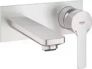 Смеситель для раковины Grohe Lineare встраиваемый, на два отверстия, механизма 32635, суперсталь (19409DC1)