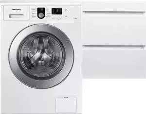 Стиральная машина SAMSUNG с тумбой и раковиной WF8590NLW9 Даллас 110 белая, подвесная правая