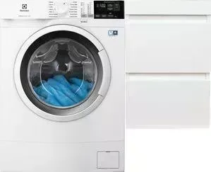 Стиральная машина ELECTROLUX с тумбой и раковиной PerfectCare 600 EW6S4R27W Даллас 100 белая, подвесная правая
