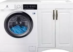 Стиральная машина ELECTROLUX с тумбой и раковиной PerfectCare 600 EW6S3R07SI Даллас Классик 120 белая, напольная правая