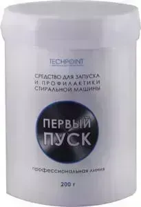 Очиститель Techpoint первый пуск и профилактика для стиральной машины, концентрат 200 г