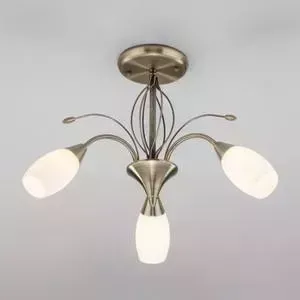 Потолочная люстра EUROSVET Ginevra 30280/3 античная бронза