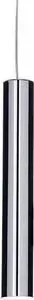 Подвесной светодиодный светильник Ideal Lux Ultrathin SP1 Small Round Cromo
