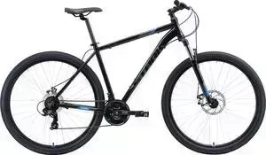 Велосипед STARK 20 Hunter 29.2 D чёрный/серый/голубой 20"