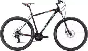 Велосипед STARK 19 Hunter 29.2 D чёрный/серый/красный 20"