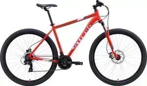 Велосипед STARK 20 Hunter 29.2 HD красный/белый/серый 18"