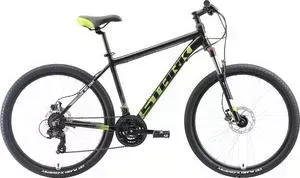 Велосипед STARK 19 Indy 26.2 HD чёрный/зелёный/белый 20"
