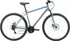 Велосипед BLACK ONE Onix 27.5 D Alloy серый/оранжевый/белый 18"