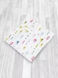 Муслиновая пеленка AmaroBaby Rainbow Машинки 125х115