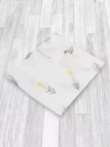 Муслиновая пеленка AmaroBaby Rainbow Перо 125х115