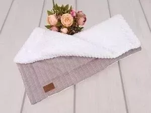 Плед AmaroBaby Exclusive Original Collection 95х85 хлопок / minky Косичка