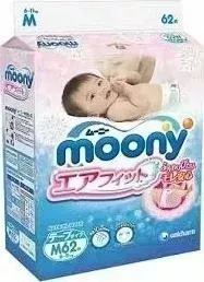 Подгузники MOONY M (6-11 кг) 62 шт 4903111-243976