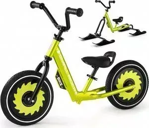 Беговел Small Rider с лыжами и колесами Roadster - X Combo (зеленый)