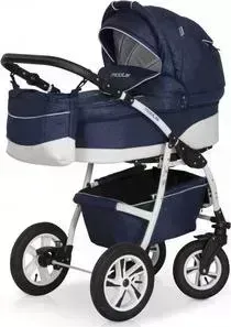 Коляска Riko MODUS 18 06 белый-синий