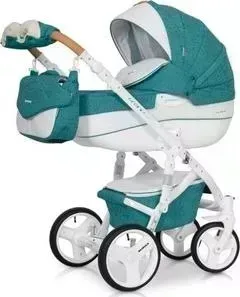 Коляска Riko BRUNO LUXE 03 Malachite бирюза