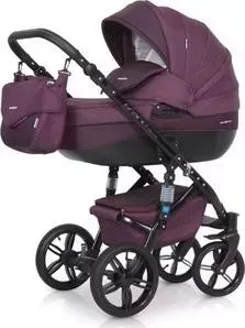Коляска Riko BRUNO NATURAL 03 Purple бордовый
