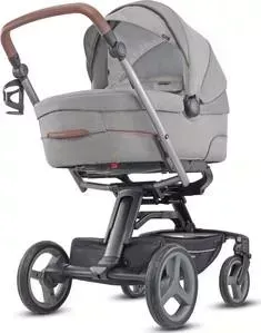 Коляска INGLESINA 4 в 1 Quad System 4 в 1 на шасси Quad Titanium Black Cognac AA60L0DBG + AE60K0002