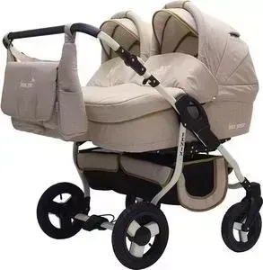 Коляска 2 в 1 Bart Plast 2 в 1 FENIX DUO PRIME 06 бежевый лен