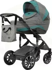 Коляска 2 в 1 Rant 2 в 1 детская BALLADA RA207 malachite