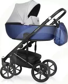Коляска 2 в 1 Riko Basic 2 в 1 OZON Shine 04 синий серый