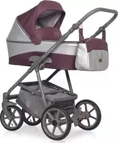 Коляска 2 в 1 Riko Basic 2 в 1 COLIN 05 серый-фиолетовый