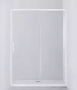 Душевая дверь CEZARES Relax 120x185 прозрачная, белая (RELAX-BF-1-120-C-Bi)