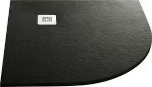 Душевой поддон Acquabella Base Slate черный 90x90 (PLATO_BASE_NINETY_SLATE_ANG_NEGRO_90x90)