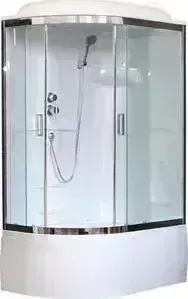 Душевая кабина Royal Bath BK 120x80x217 прозрачная, правая (RB8120BK1-T-CH-R)