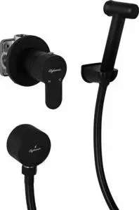 Смеситель для душа Elghansa Roundlline с душем, черный (34R0583-Black (Set-84))