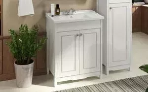 Тумба с раковиной Comforty с Тбилиси 72 белый глянец (3132629)
