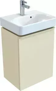 Тумба под раковину Geberit Smyle Square 44 песчаный глянец, левый (500.351.JL.1)