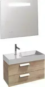 Мебель для ванной JACOB DELAFON Rythmik 80x36 квебекский дуб, 2 ящика