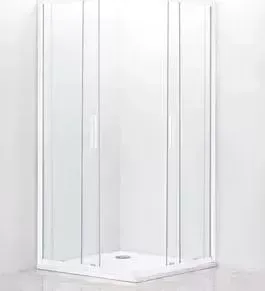 Душевой уголок CEZARES Relax 100x80 Punto, белый (RELAX-AH-2-100/80-P-Bi)