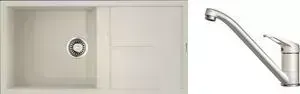 Мойка кухонная и смеситель OMOIKIRI и смеситель Sumi 100-EV эверест (4993660, 4994165)