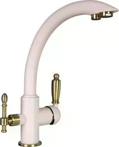 Смеситель для кухни Milacio Gracia белый, с фильтром (F6500.304)