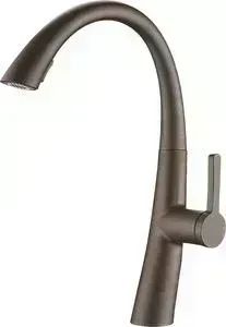 Смеситель для кухни Elghansa Kitchen Color с выдвижным изливом, кофе (56X2924-Coffee)