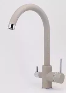 Смеситель для кухни Milacio Bella песок, с фильтром (F6506.307)