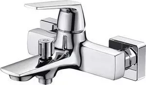 Смеситель для ванны Wasserkraft Neime 1900 хром, с коротким изливом (1901)