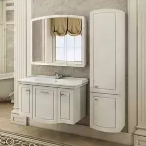 Пенал Comforty Палини 42 белый глянец, правый (4148012)
