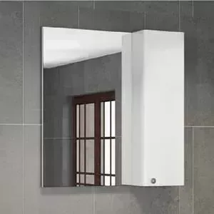 Зеркальный шкаф Comforty Амстердам 75 белый глянец (4144209)