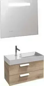 Мебель для ванной JACOB DELAFON Rythmik 80x46 квебекский дуб, 2 ящика