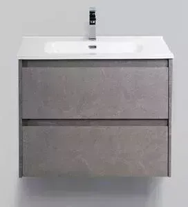 Тумба с раковиной BELBANGO с Kraft 60, Pietra Grigio (KRAFT-600-2C-SO-PG, BB600ETL)